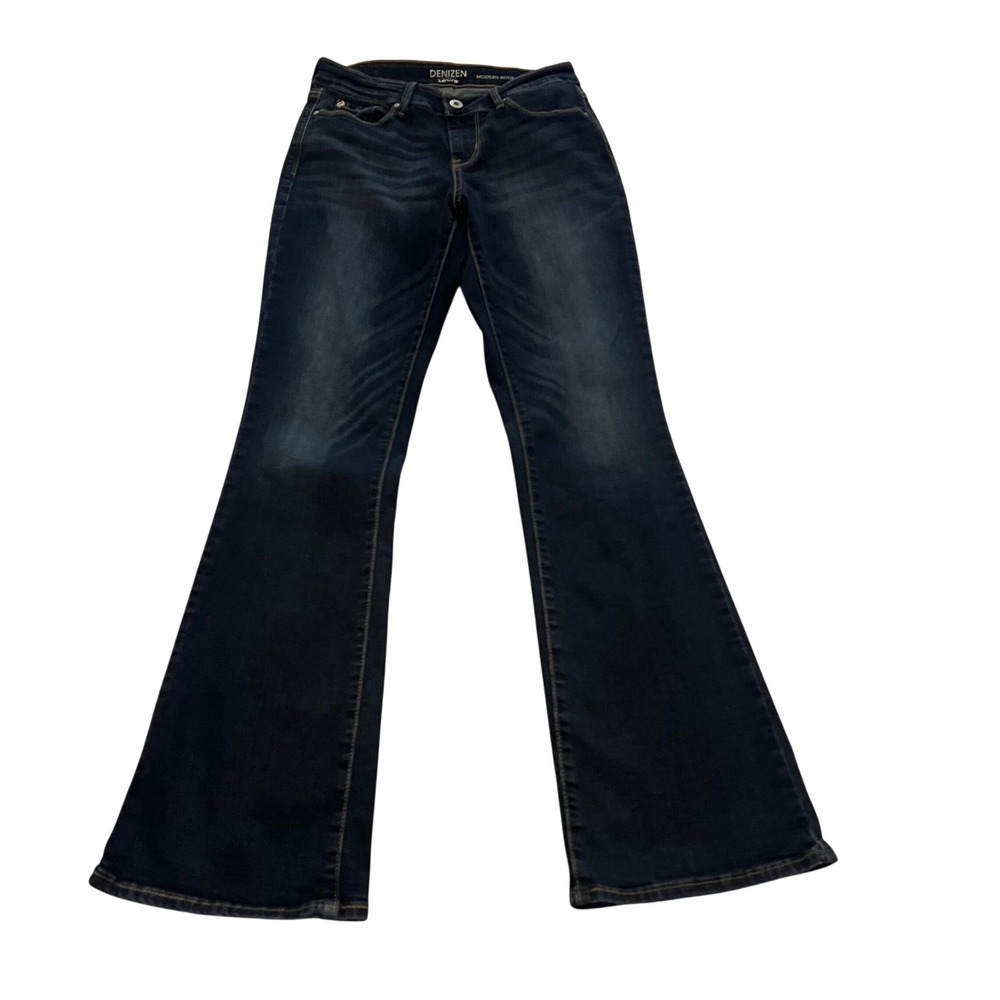 Denizen from Levi's Modern Bootcut Jeans Dark Wash Indigo Stretch 2M 26x32